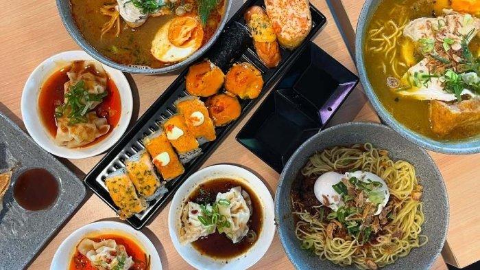 Beragam menu di Sushimate X Bandung, Jawa Barat.