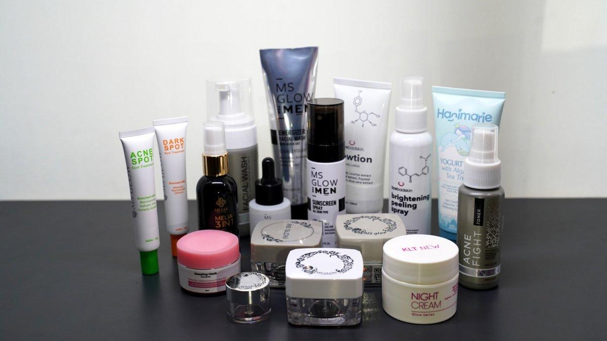 Berbagai jenis produk yang ada di Kosmepack.