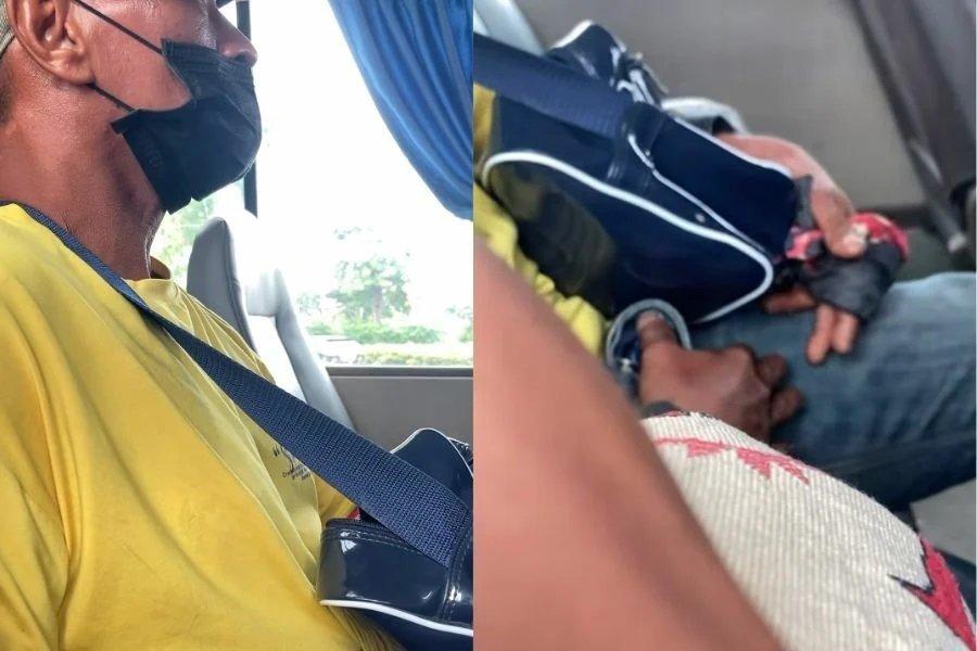 Boat, 23 tahun, membagikan video pelecehan seksual di dalam bus umum di Facebook.