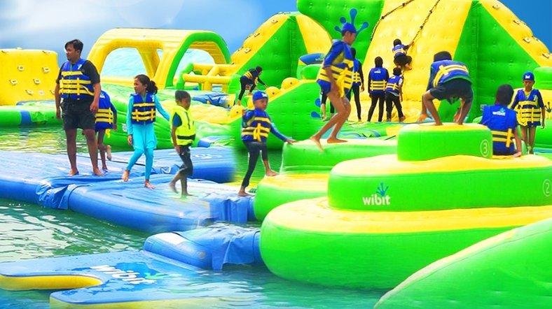 Bogor Aquagame, tempat wisata permainan air di Bogor.