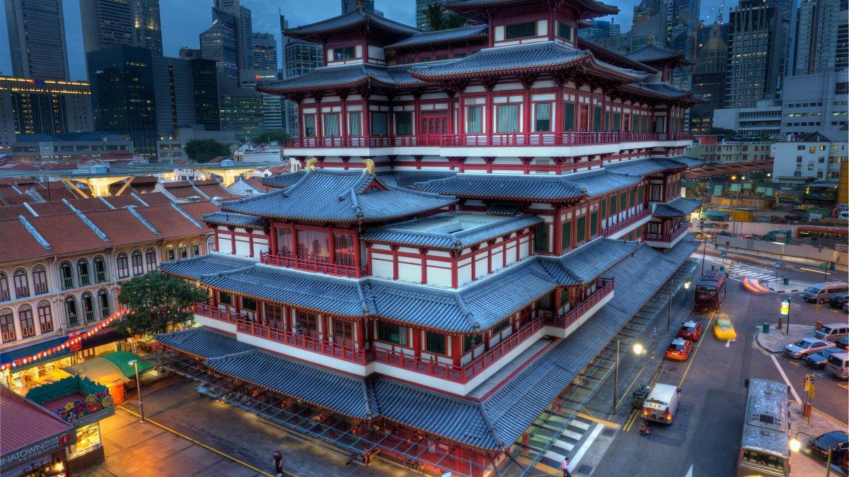 Buddha Tooth Relic Temple and Museum di Singapura