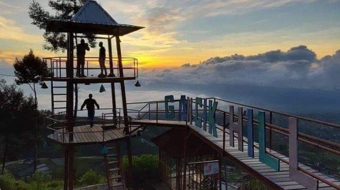 Bukit Gancik, tempat wisata di Boyolali, Jawa Tengah.
