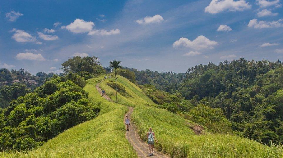 Campuhan Ridge Walk, tempat wisata alam di Ubud, Bali.