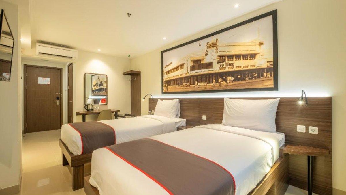 Capital O Hotel Pasar Baru Heritage, salah satu rekomendasi hotel bintang 3 di Bandung. (Agoda.com)