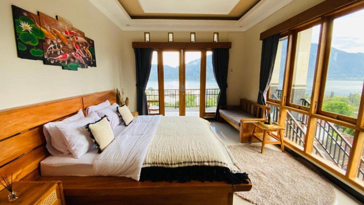 Ilustrasi tipe kamar yang ada di Casa Lago Batur