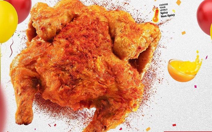 Menu Chicken Whole di Richeese Factory.