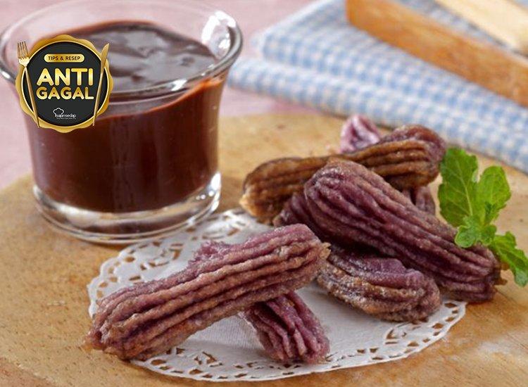 Churros talas cokelat
