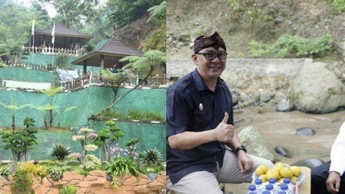 Ciguga River ditata sebagai obyek wisata dengan memanfaatkan bantaran Sungai Ciguha.