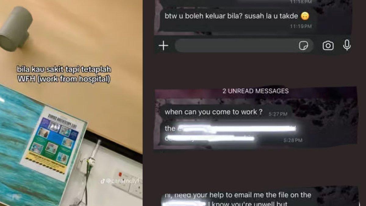 Curhat wanita sakit di RS tapi masih diganggu rekan kerja saat istirahat.