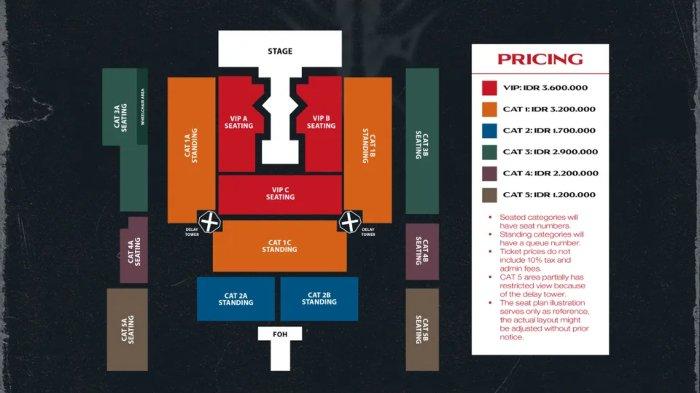 Daftar harga tiket Stray kids di Jakarta