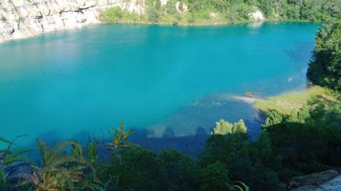 Danau Biru, tempat wisata hits di Sawahlunto.