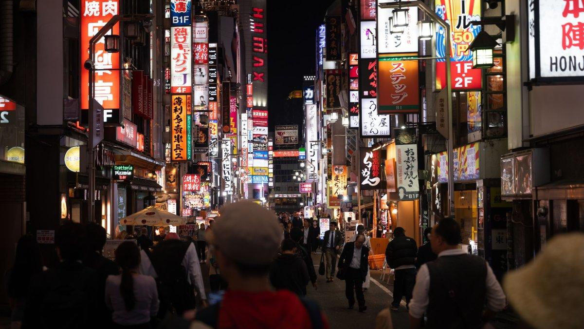 Suasana di Kabukicho, Tokyo Jepang