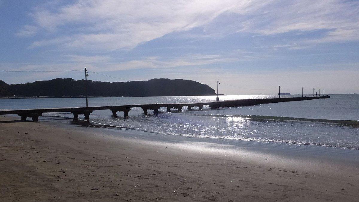 Dermaga Haraoka, satu tempat wisata hits di Awa Chiba Jepang.