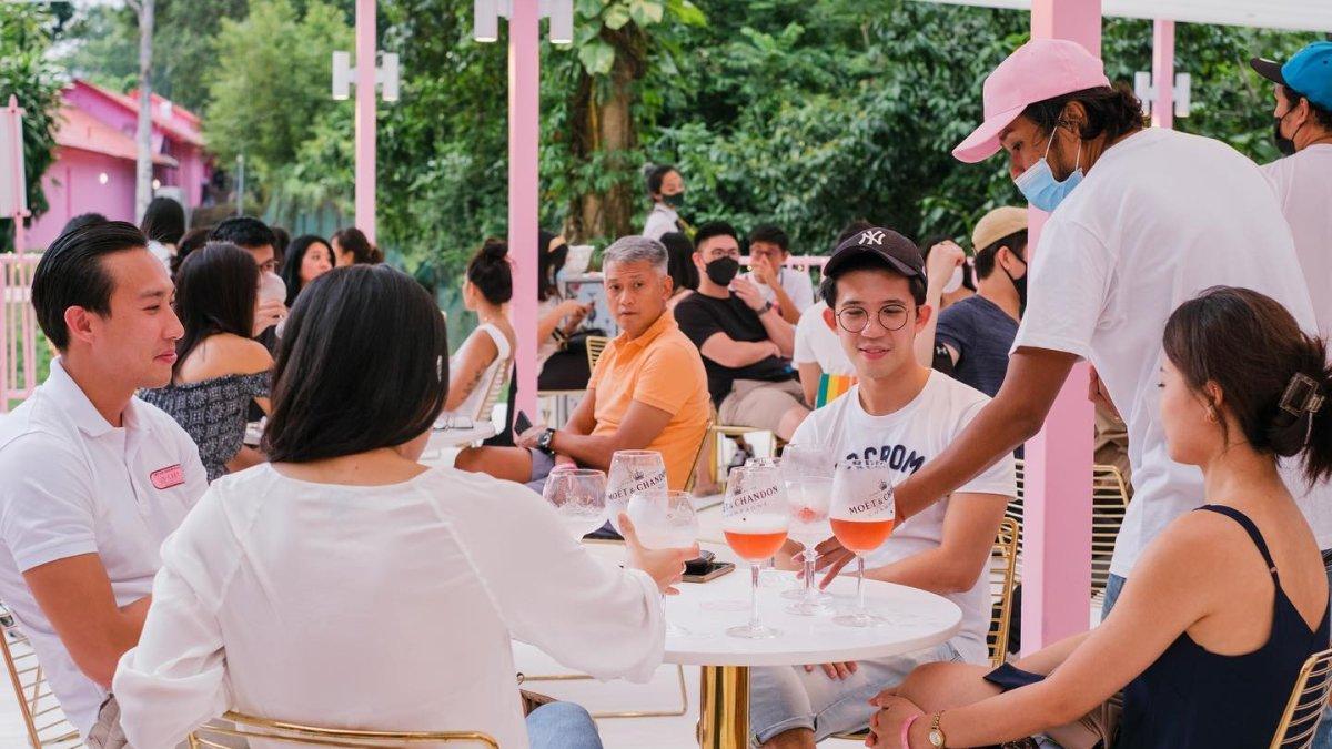 Dessert Bar di Museum of Ice Cream Singapura