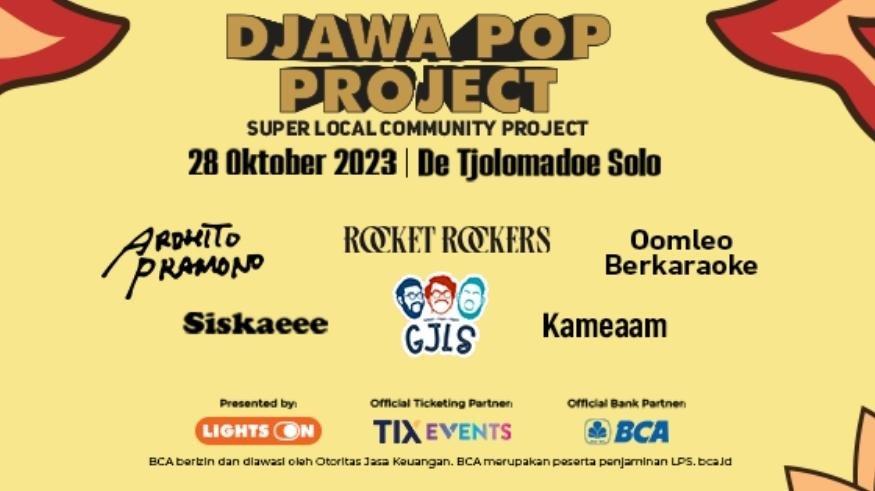 Musisi yang akan tampil di panggung Djawa Pop Project.