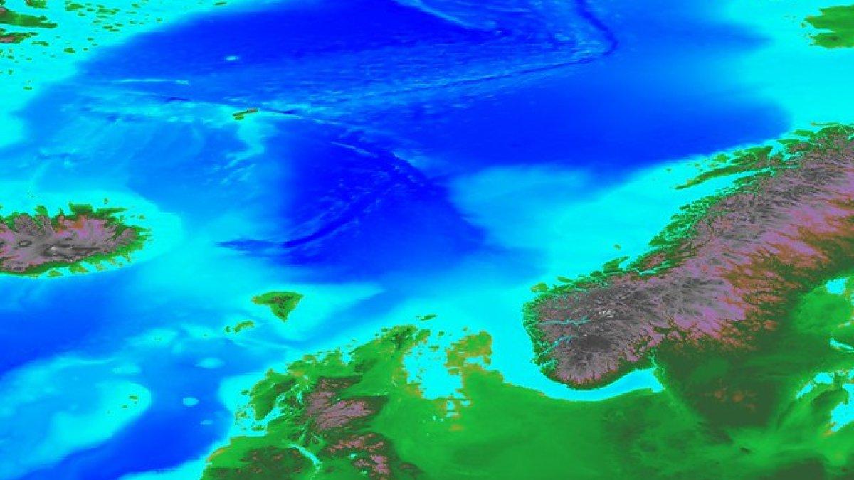 Doggerland, wilayah Laut Utara sebelum terjadi genangan ketika permukaan laut lebih rendah 120 meter dibandingkan saat ini