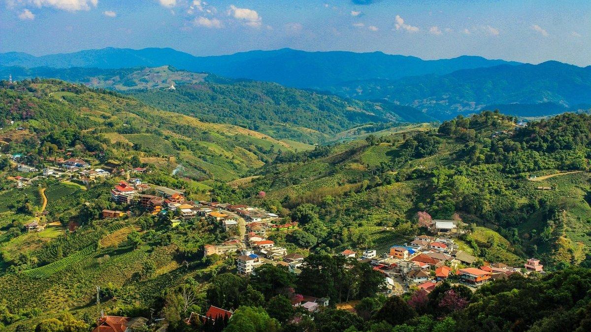 Doi Mea Salong, satu tempat wisata terbaik di Chiang Rai Thailand.