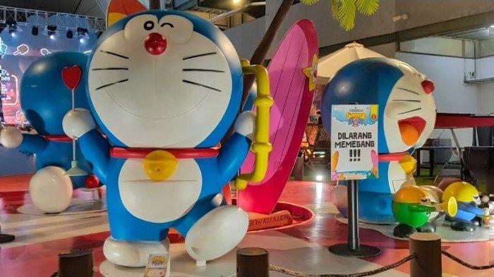 Doraemon Summer Blast, event & food bazar di p2 rooftop Pakuwon Mall Solo Baru, Kota Solo, Jawa Tengah yang berlangsung 20 Juni-20 Juli 2025, Kamis (10/7/2025).