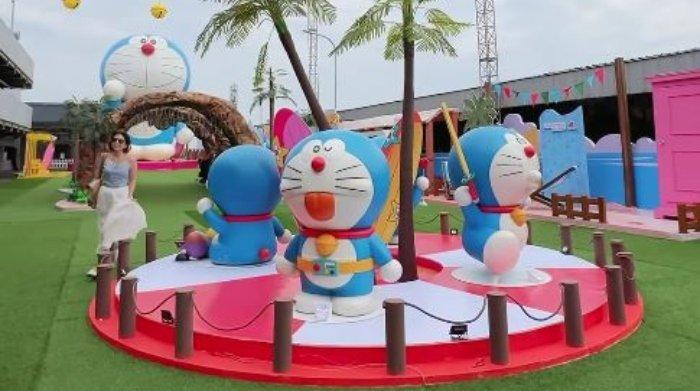 Doraemon Summer Blast yang hadir di Pakuwon Mall Solo Baru, Kota Solo, Jawa Tengah.