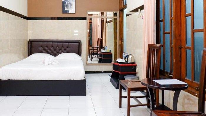 Kamar penginapan di Dya Hotel Boyolali, Jawa Tengah.