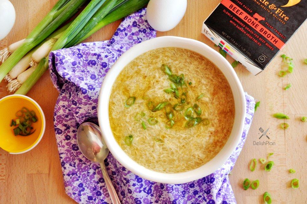 Egg Soup, satu makanan khas Korea Selatan buat sarapan enak dan mengenyangkan.