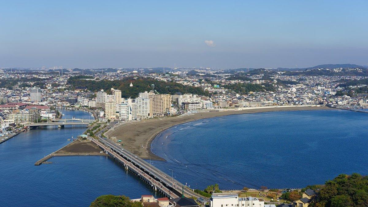 Enoshima, satu tempat wisata terbaik di Kamakura Jepang.