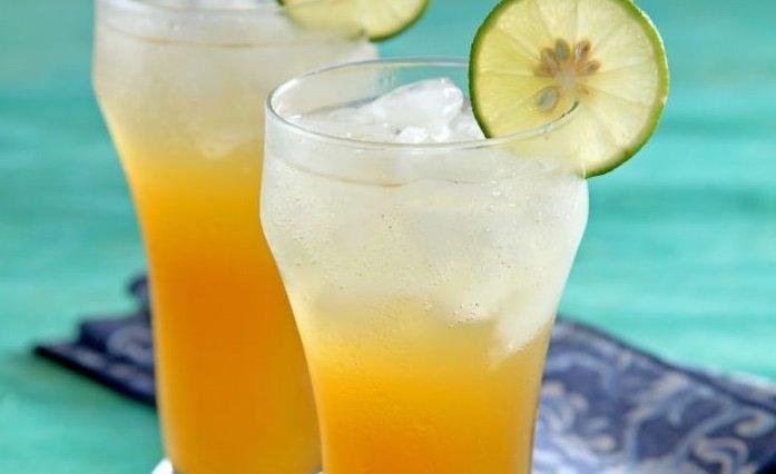 Es teh markisa bersoda.