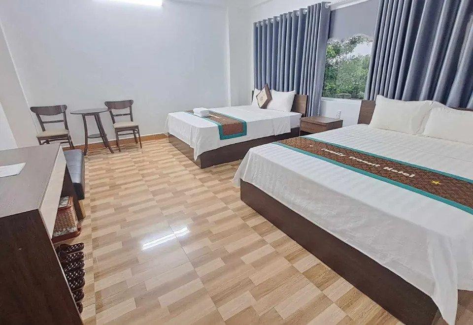 Ilustrasi tipe kamar yang ada di Family Transit Hotel