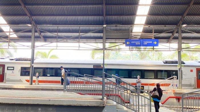 Stasiun Tanjungkarang di Bandar Lampung.