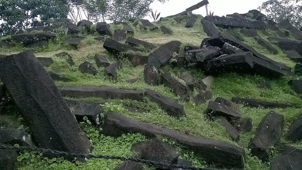 Gambar ini diambil di Situs Megalitikum Gunung Padang, Cianjur, Jawa Barat