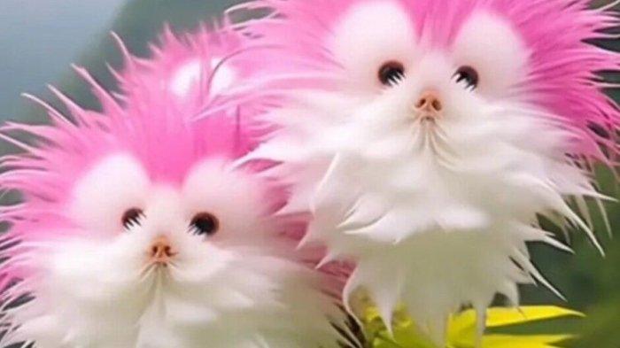 Gambar palsu AI menunjukkan bibit tanaman mirip wajah kucing yang lucu untuk prank warga.
