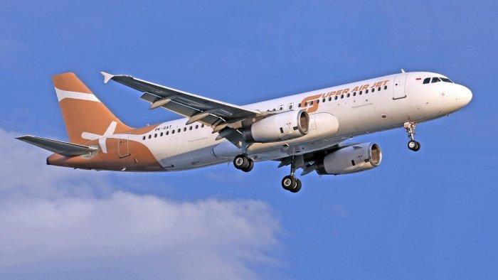 Ilustrasi maskapai Super Air Jet yang sedang mengudara. Super Air Jet menawarkan tiket pesawat murah rute Balikpapan-Tarakan dengan harga mulai dari Rp 700 ribuan sekali terbang.
