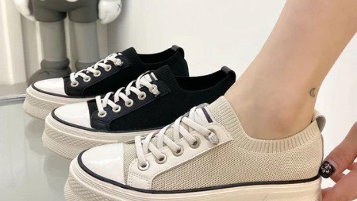 GambarTZS Zenzy Sooyeon Canvas - Sepatu Sneakers Canvas Wanita