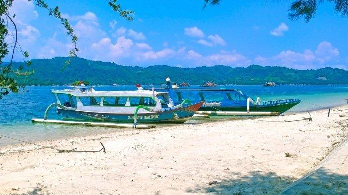 Potret keindahan Gili Sudak yang terletak di Desa Sekotong Barat, Kecamatan Sekotong, Kabupaten Lombok Barat, Nusa Tenggara Barat.