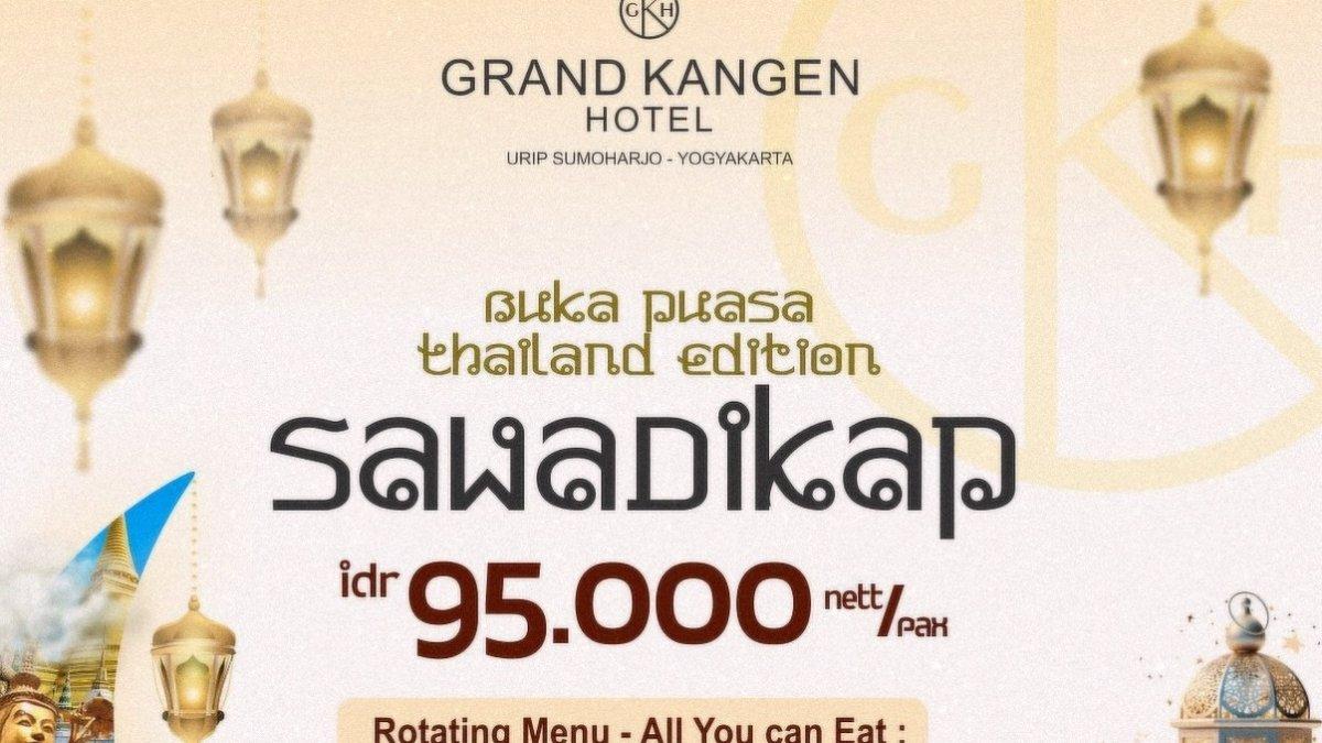 Grand Kangen Hotel, satu hotel di Jogja yang menawarkan paket bukber all you can eat.