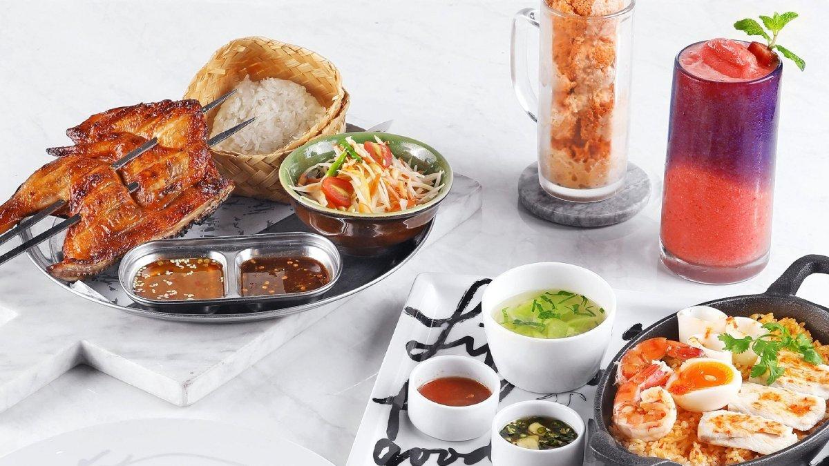 Greyhound Café menghadirkan menu makanan Thailand yang dipadukan dengan sentuhan kuliner Western.