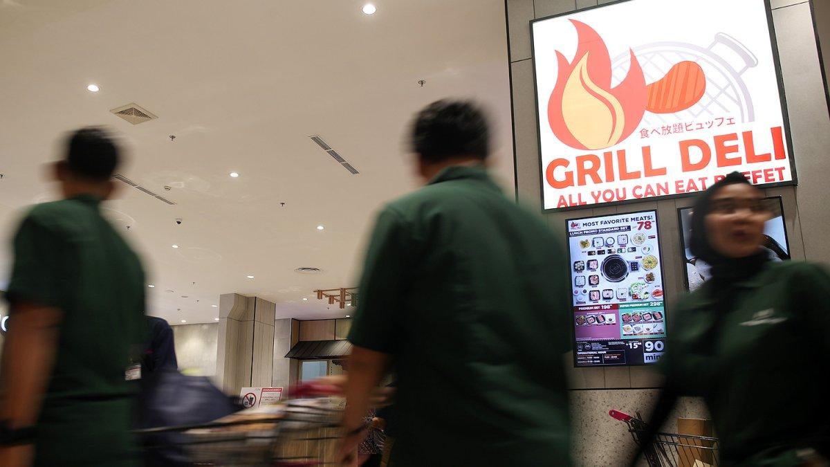 Grill Deli, restoran buffet baru di Supermarket AEON Deltamas Bekasi.