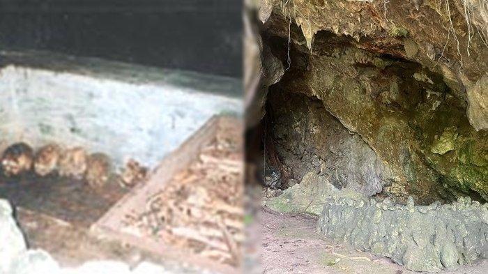 WISATA: Gua Larenggam menjadi simbol perlawanan dan saksi bisu kekejaman penjajah Kolonialisme Belanda. Gua ini terletak di Desa Arangkaa, Kecamatan Gemeh, Kabupaten Talaud, Foto diambil oleh Tribunmanado.co.id pada Rabu (9/4/2025).