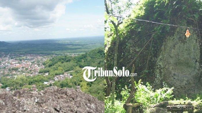 Gunung Gandul di Kelurahan Giriwono, Kecamatan Wonogiri, Kabupaten Wonogiri, Jawa Tengah.