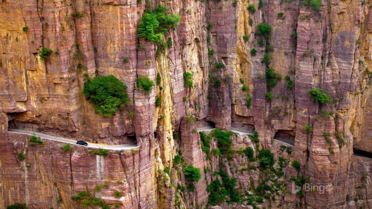 Guoliang Tunnel Road, satu jalan paling berbahaya di dunia.