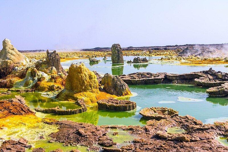 Gurun Danakil, satu tempat wisata paling berbahaya di dunia.