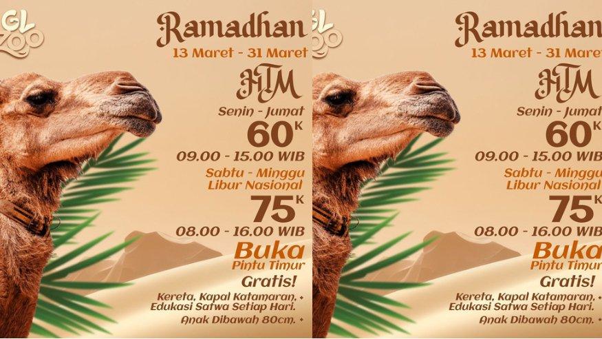 HTM Gembira Loka Zoo selama bulan Ramadhan 2024.