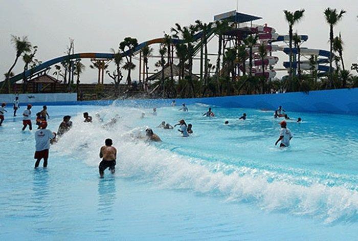 Hawai Waterpark, rekomendasi tempat wisata di Singosari, Kabupaten Malang, Jawa Timur.
