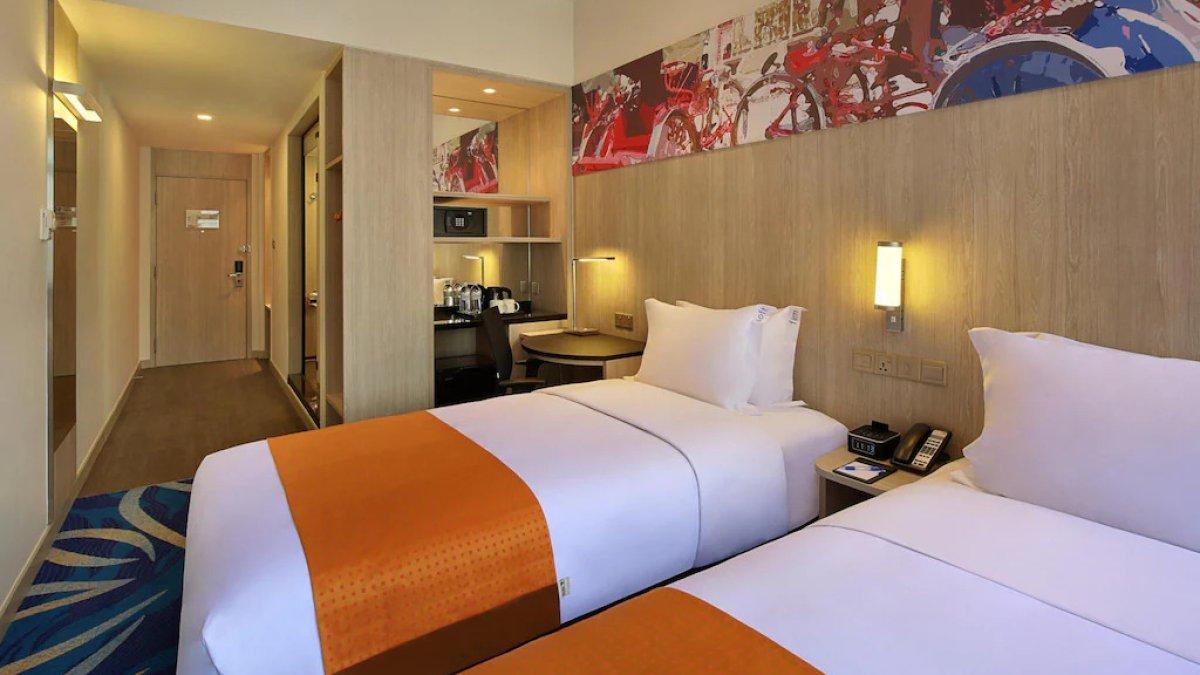 Ilustrasi tipe kamar yang ada di Holiday Inn Express Kuala Lumpur City Centre