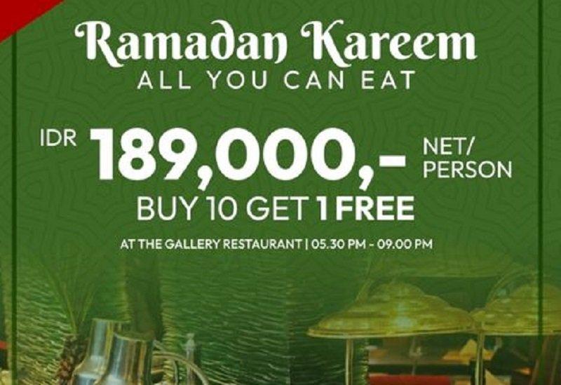 Hotel Ciputra Semarang, satu hotel di Semarang Jawa Tengah yang menawarkan paket bukber all you can eat Ramadan.