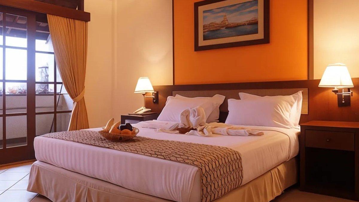 Ilustrasi tipe kamar yang ada di Pines Garden Resort