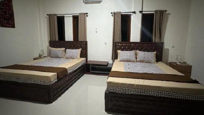 Kamar penginapan di Hotel Dewata YIA Kulon Progo, DIY.