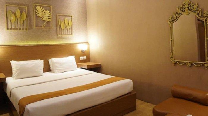 Kamar penginapan di Hotel Pondok Asri Boyolali, Jawa Tengah.