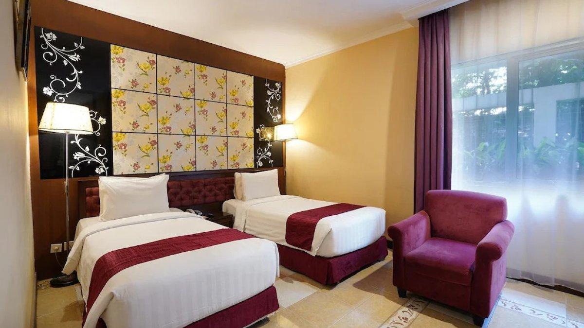 Ilustrasi tipe kamar yang ada di IPB Convention Hotel Botani Square