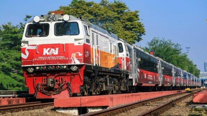 Ilustrasi KA Brawijaya rute Semarang Tawang-Gambir